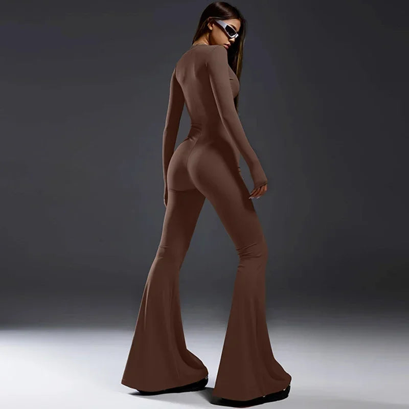 SculptFlare Performance Jumpsuit-19