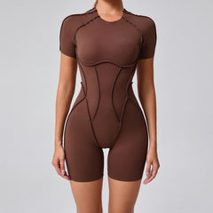 Backless Sculpt Romper-53