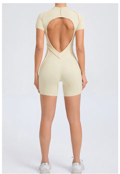 Backless Sculpt Romper-19