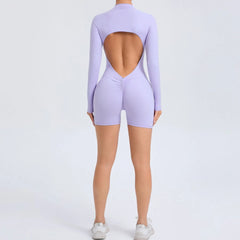 Open Back Sculpt Suit-11