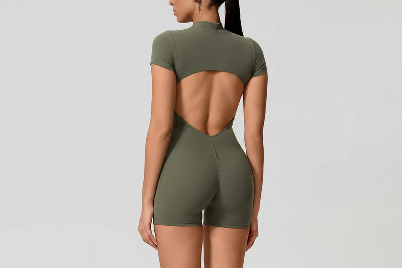 SculptFit Zip Suit-1