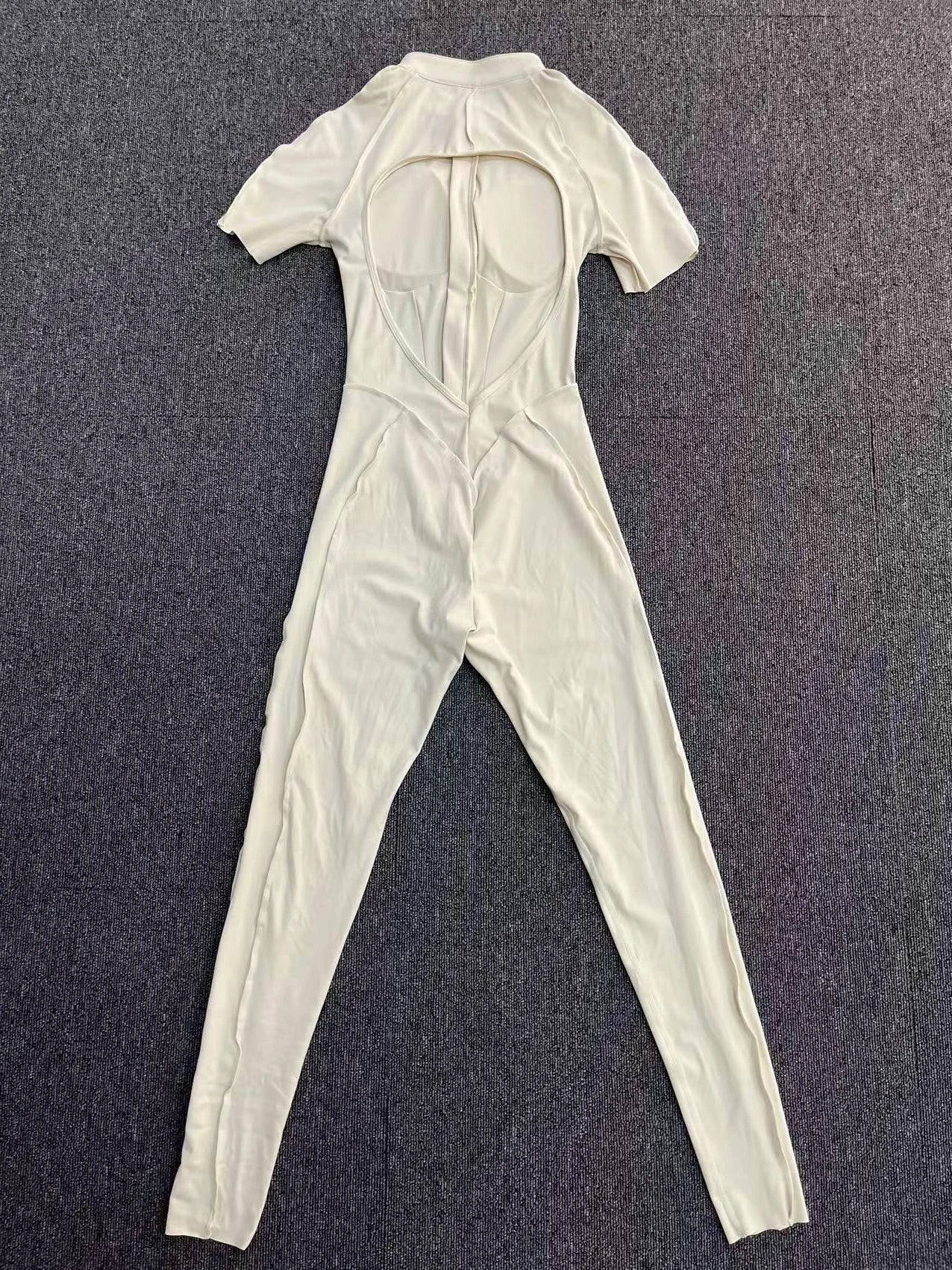 Backless Zip Jumpsuit-10