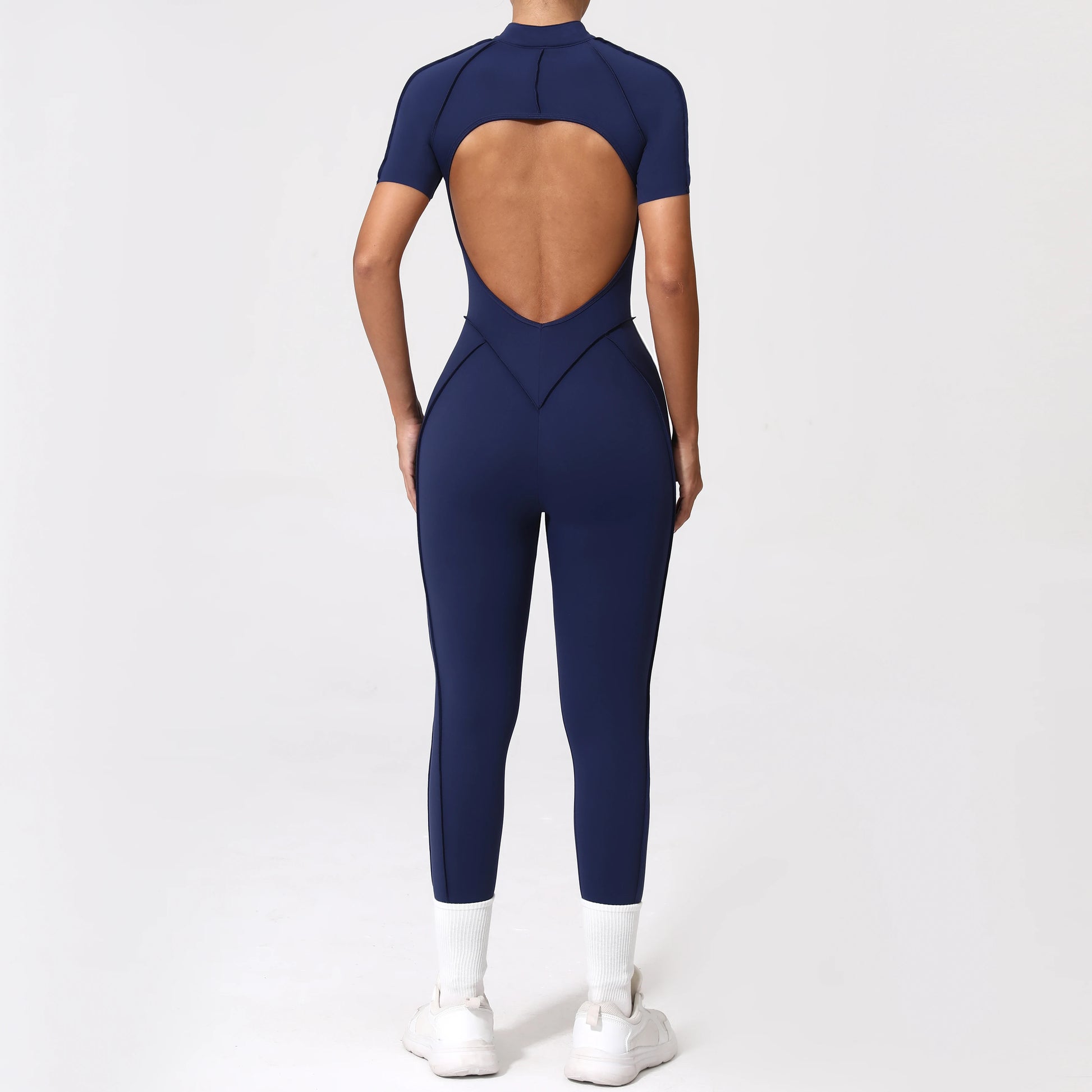 Backless Zip Jumpsuit-15