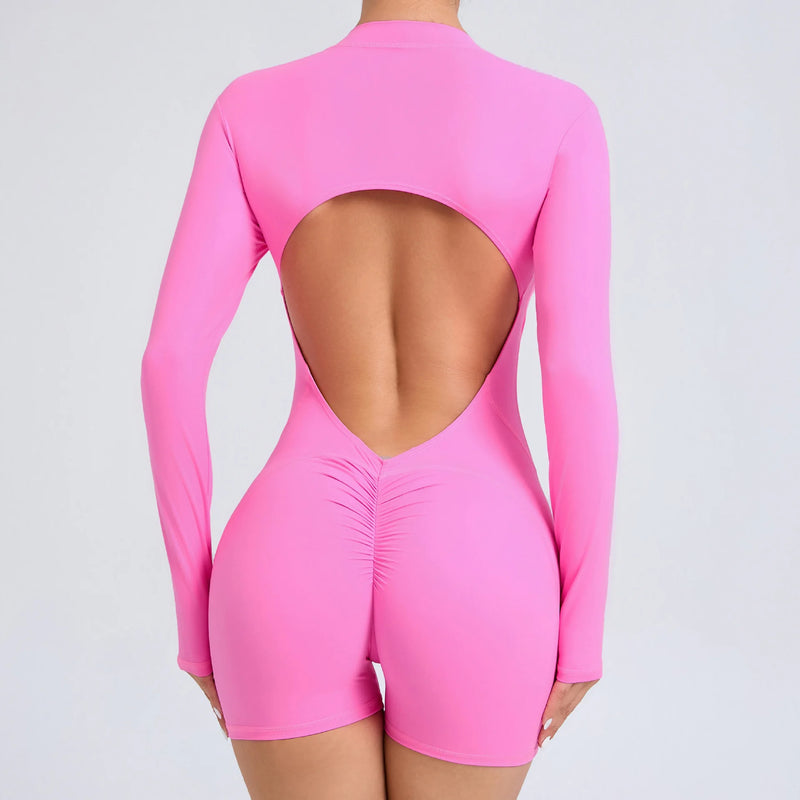 Open Back Sculpt Suit-29