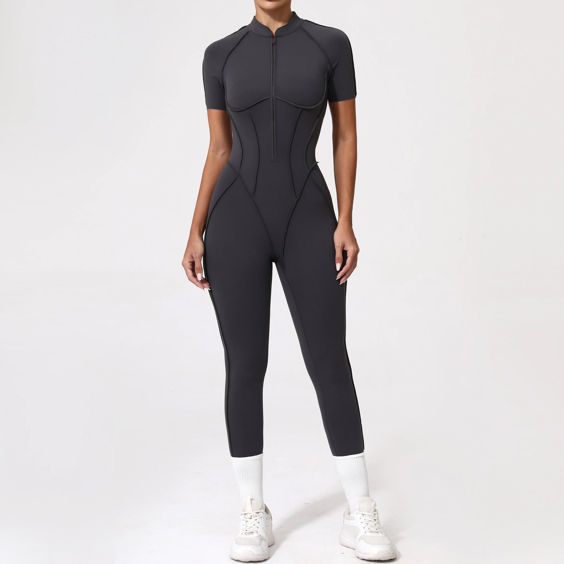 Backless Zip Jumpsuit-37