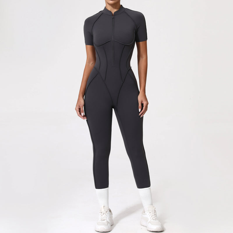 Backless Zip Jumpsuit-37