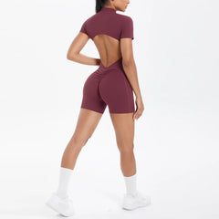 Backless Zip Jumpsuit-49