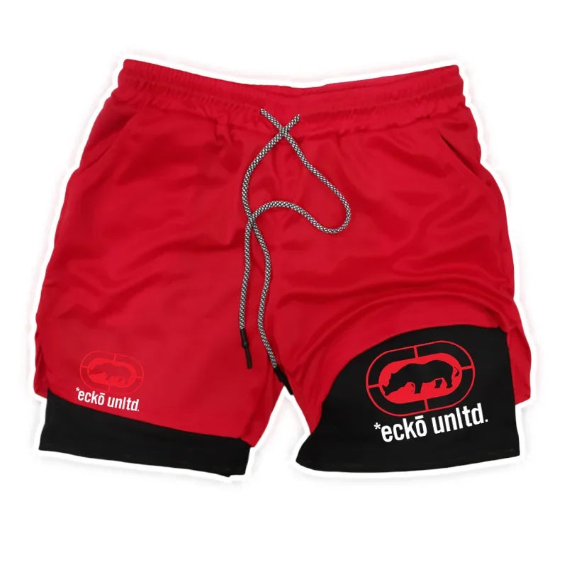 Running Shorts 2 in 1 Double-deck-7