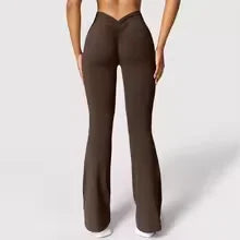 V-Back Flared Legging-4