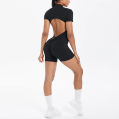 Backless Zip Jumpsuit-42