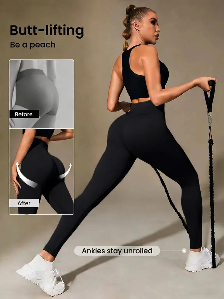 High-Waist Sculpting Leggings-7