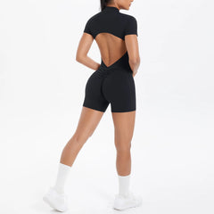 Backless Zip Jumpsuit-45