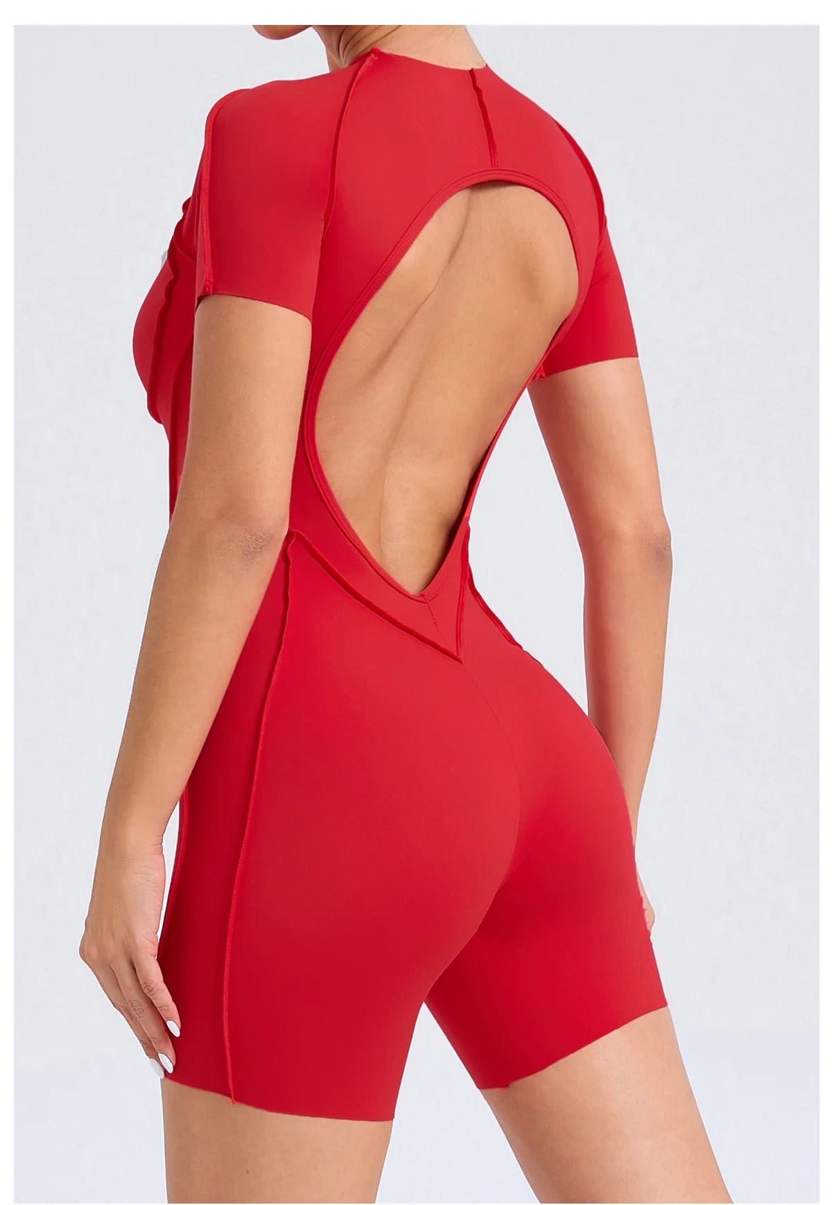 Backless Sculpt Romper-26