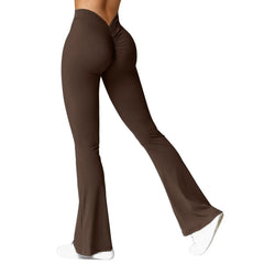 V-Back Flared Legging-10