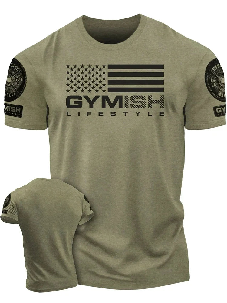 2025 Summer New Hardcore 3D Print Short Sleeve Daily Outdoor Sports Fitness Cycling Fast Dry Breathable Trend Street Men T-shirt-7