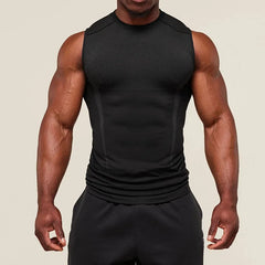 Fitness training sleeveless tops-9