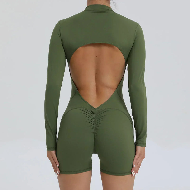Seamless Zip Jumpsuit-52