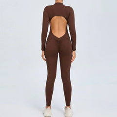 Seamless Zip Jumpsuit-56