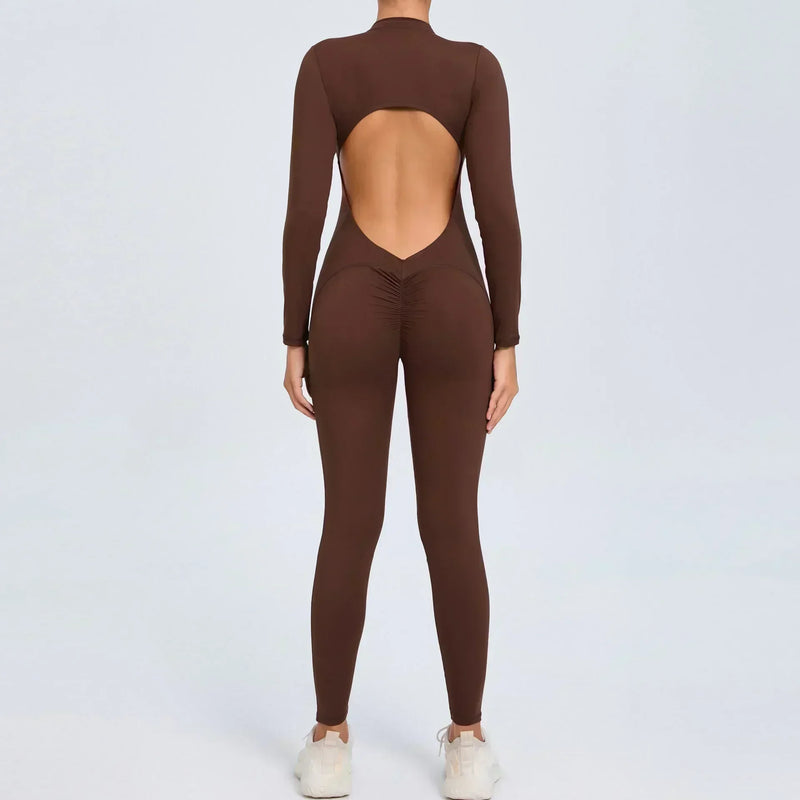 Seamless Zip Jumpsuit-56