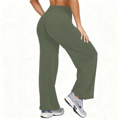 High-Waist Flow Pants-8