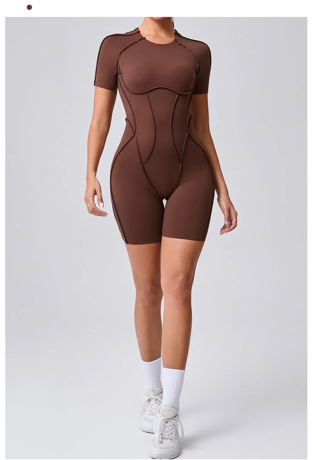Backless Sculpt Romper-40