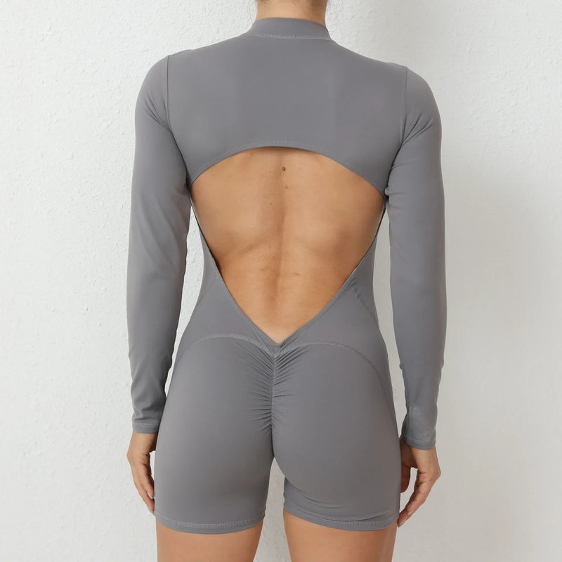 Seamless Zip Jumpsuit-43
