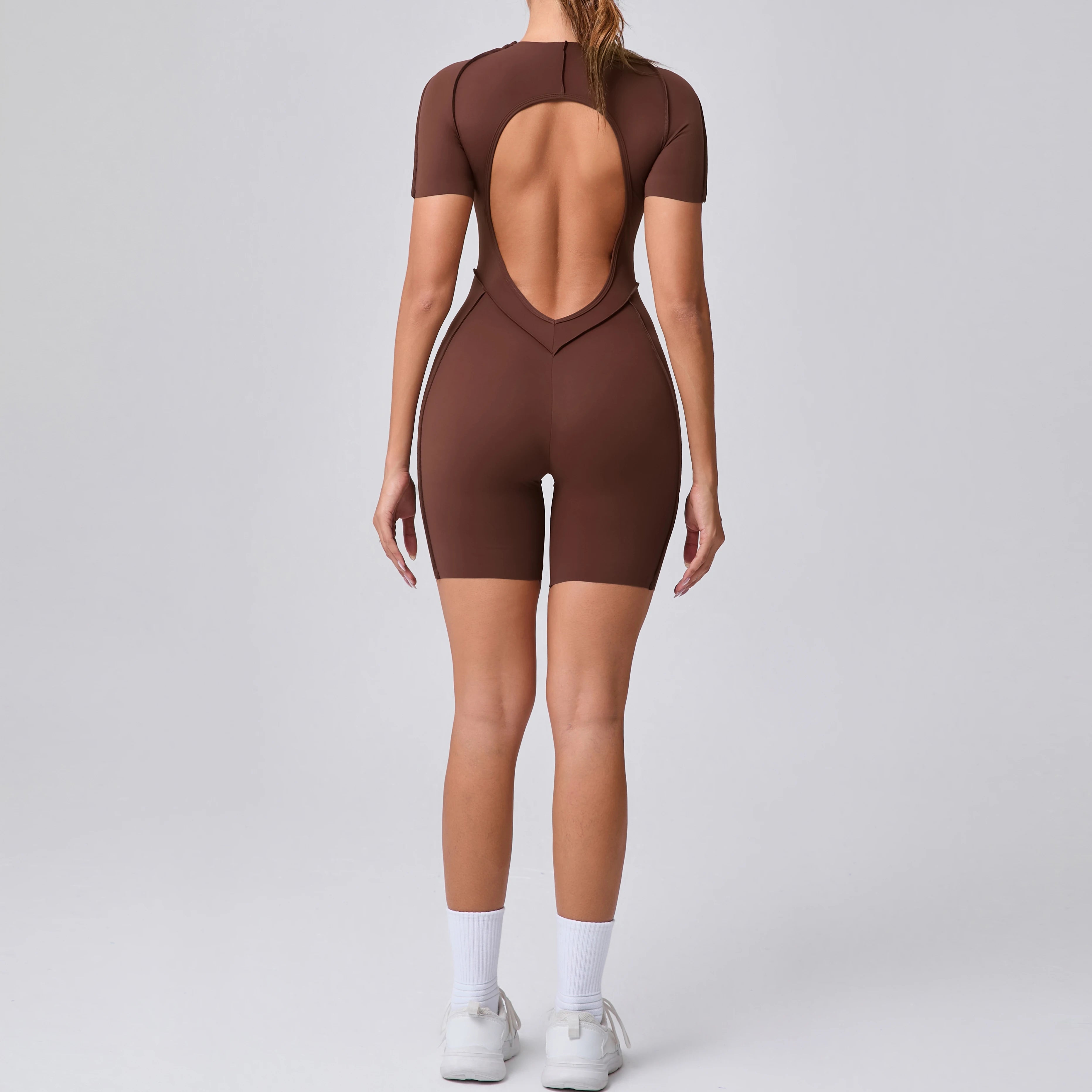 Backless Sculpt Romper