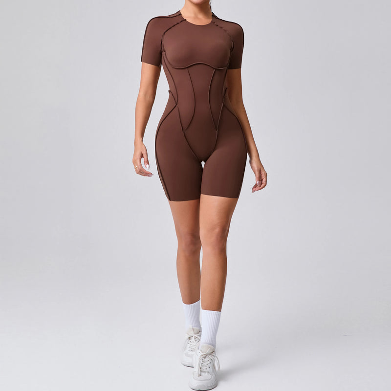 Backless Sculpt Romper-3