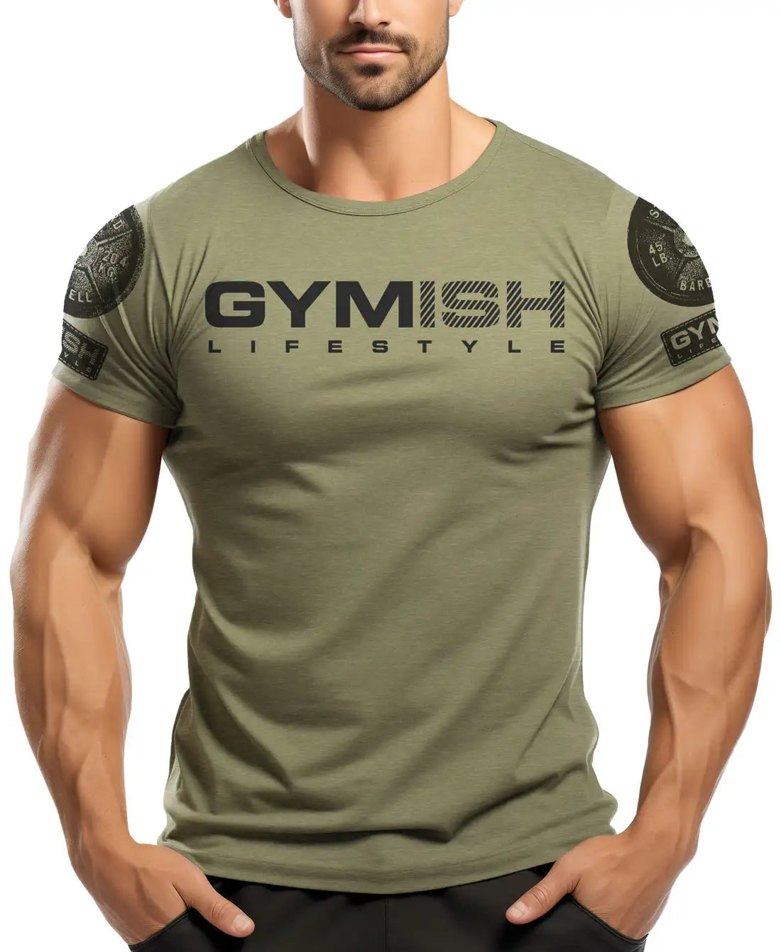 2025 Summer New Men's T-shirt European And American Style Fitness 3D Letter Print Slim Men's Top Breathable And Quick Drying-13
