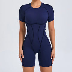 Backless Sculpt Romper-52