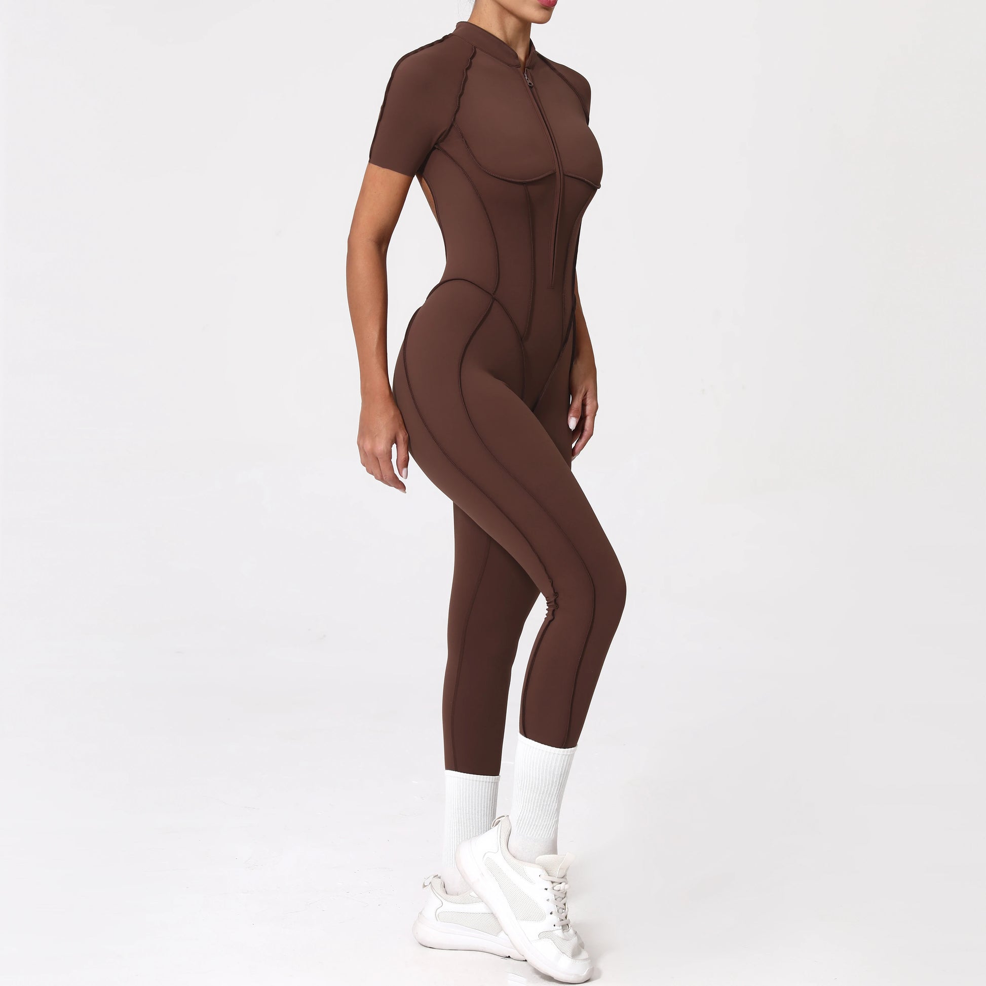 Backless Zip Jumpsuit-25
