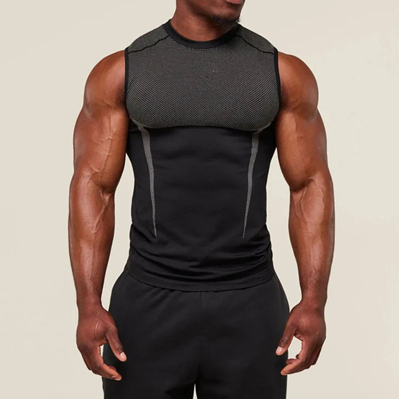 Fitness training sleeveless tops