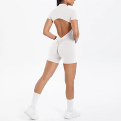 Backless Zip Jumpsuit-15