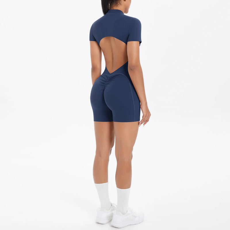 Backless Zip Jumpsuit-32