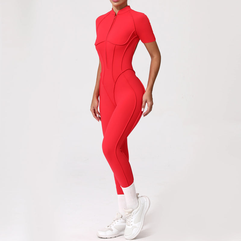 Backless Zip Jumpsuit-18