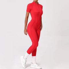 Backless Zip Jumpsuit-19