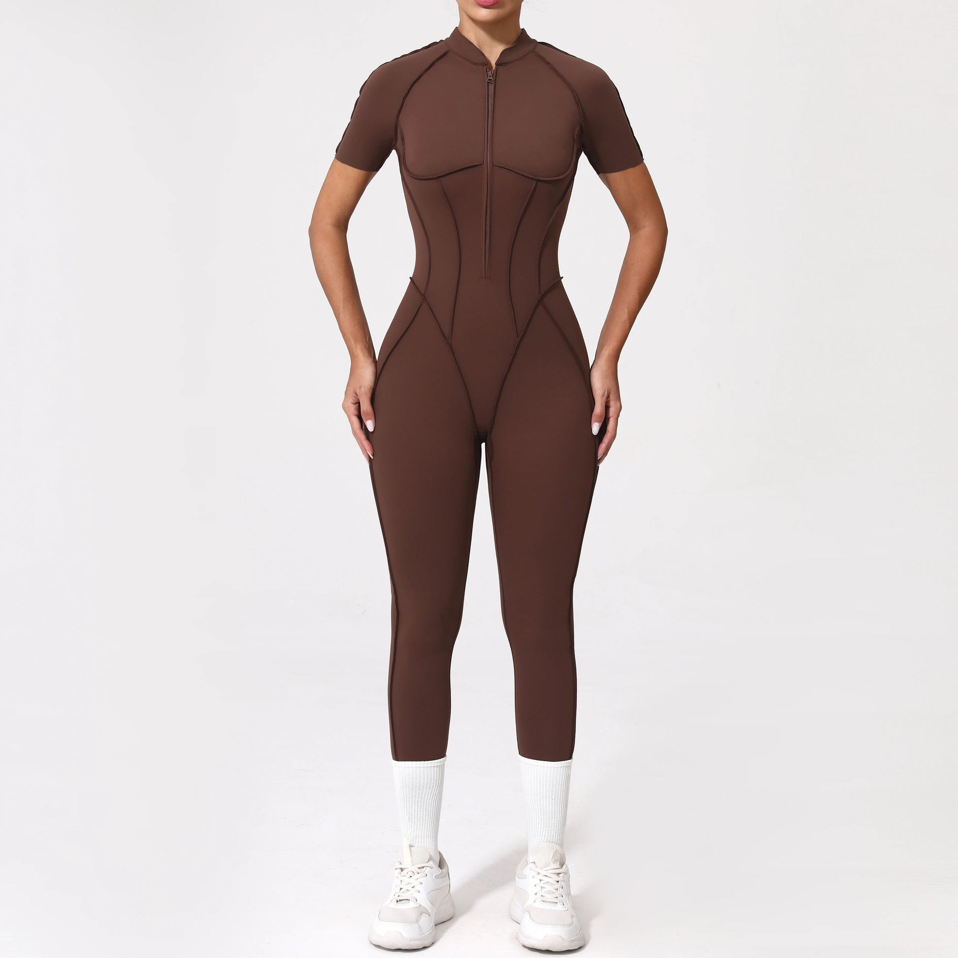 Backless Zip Jumpsuit-23