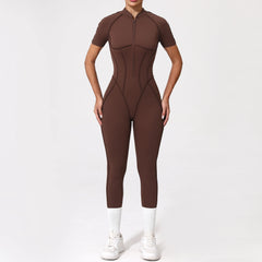 Backless Zip Jumpsuit-23