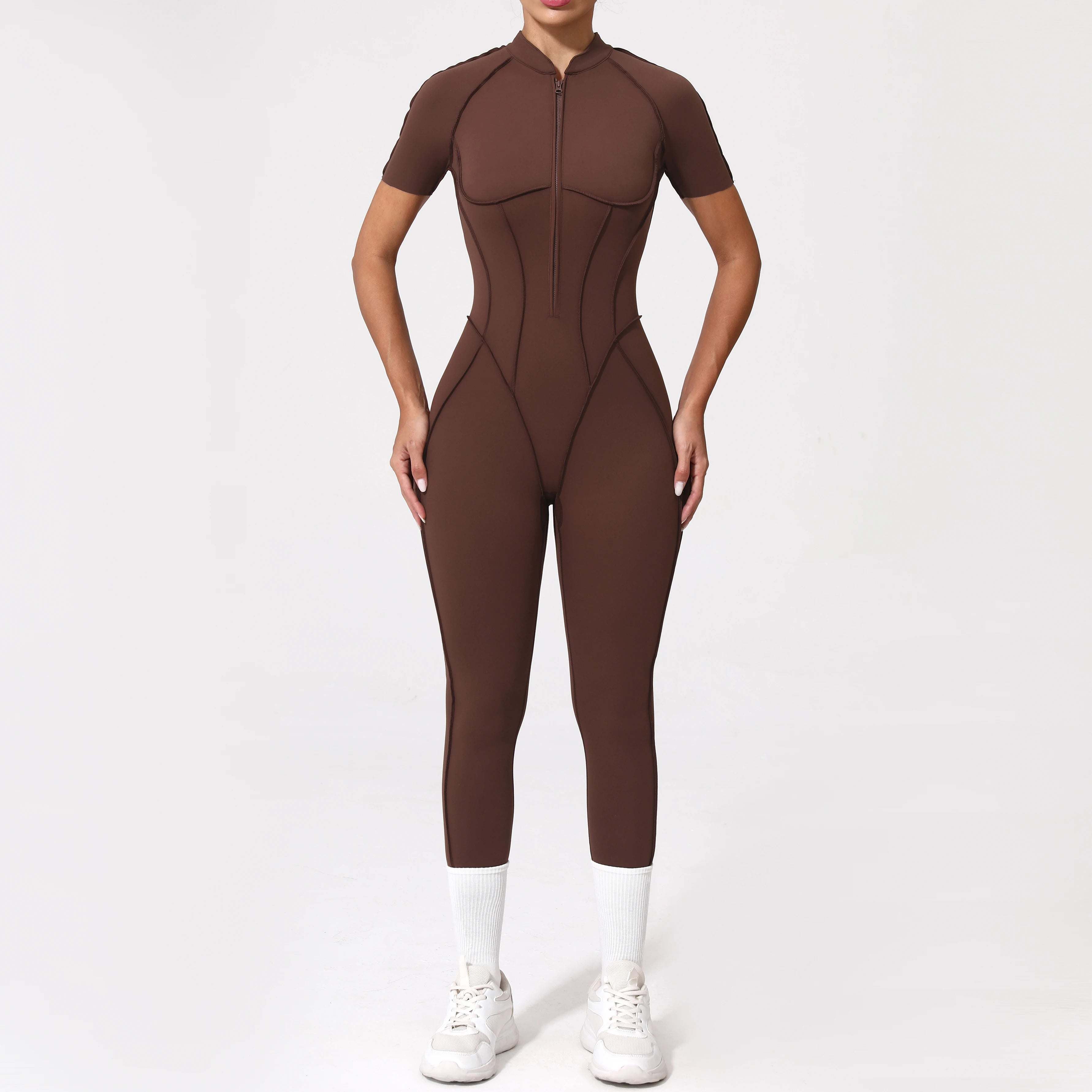 Backless Zip Jumpsuit-23