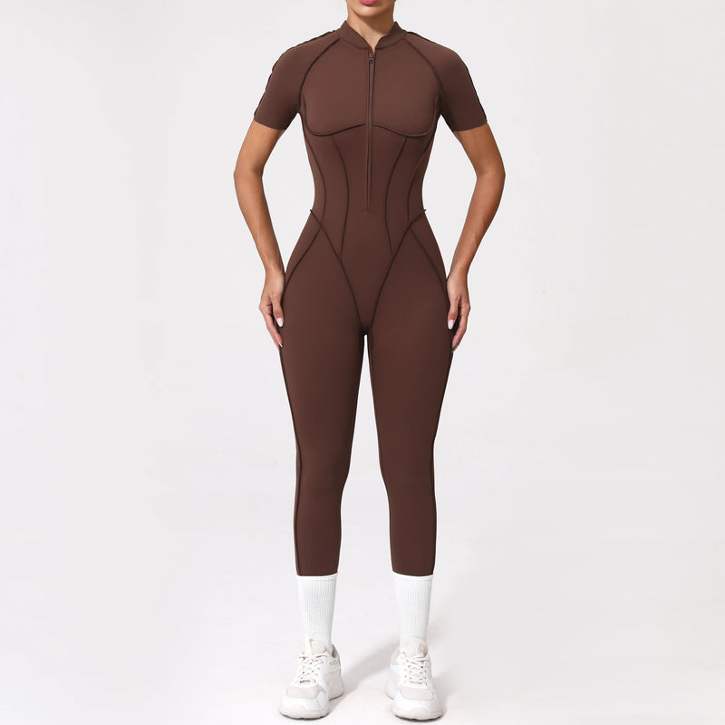 Backless Zip Jumpsuit-23
