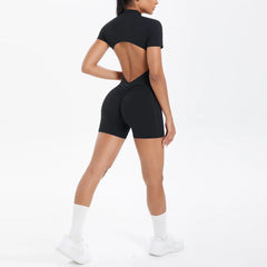 Backless Zip Jumpsuit-43