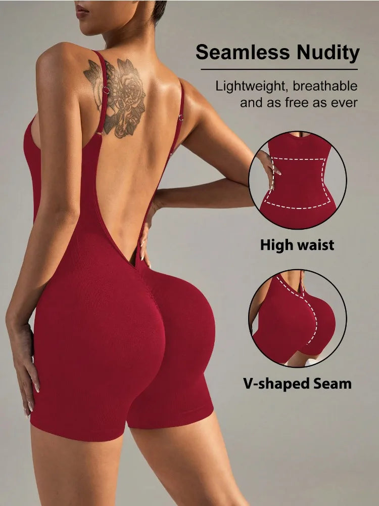 Cross Back Romper