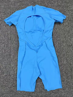 Backless Sculpt Romper-46