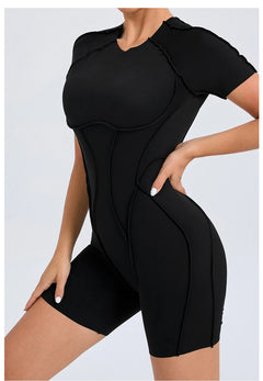 Backless Sculpt Romper-29