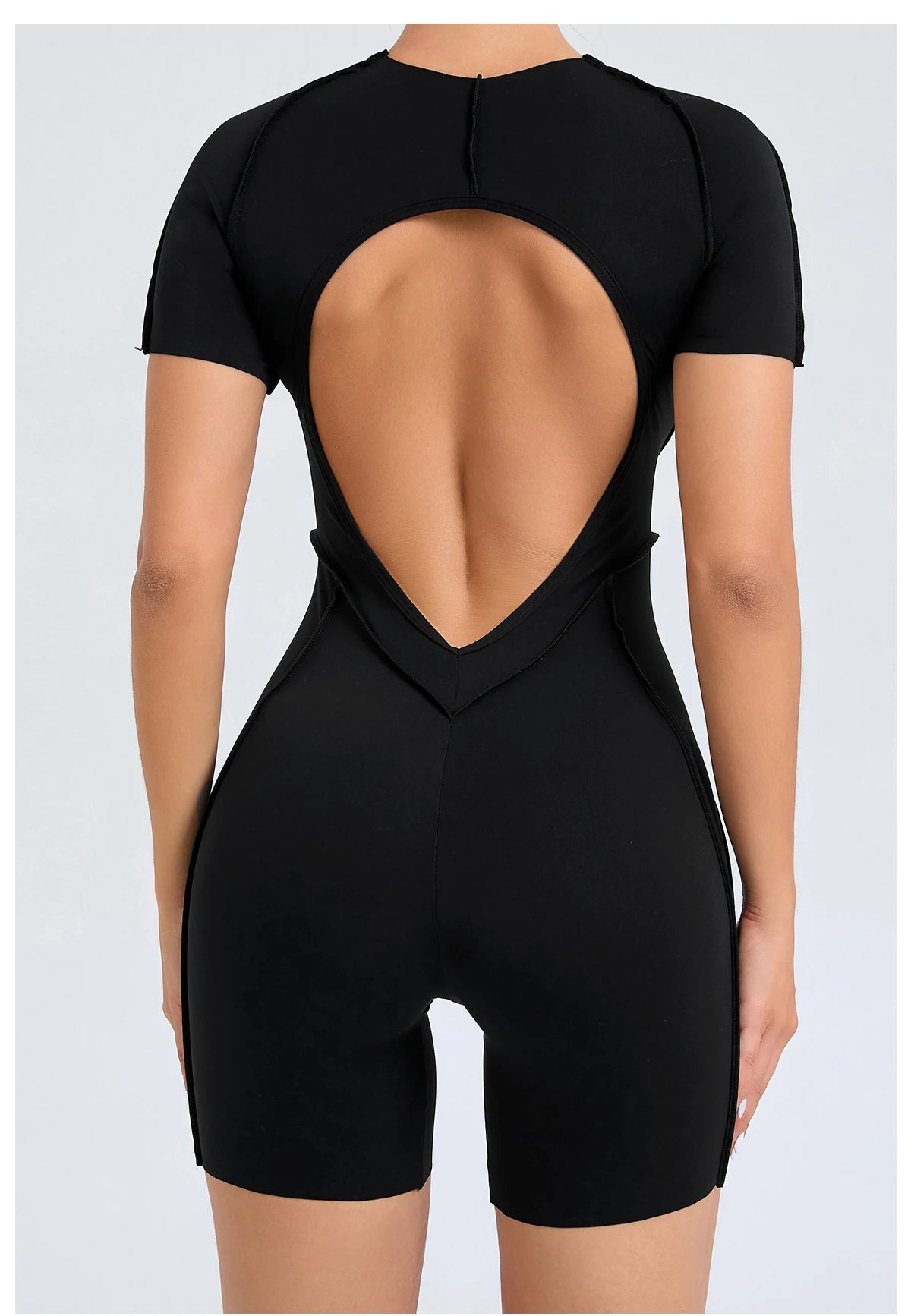 Backless Sculpt Romper-31