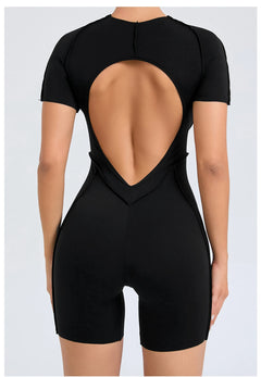 Backless Sculpt Romper-31