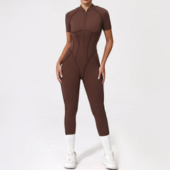 Backless Zip Jumpsuit-36