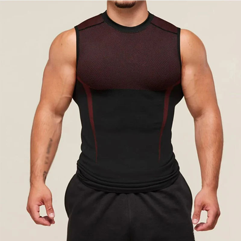Fitness Training Sleeveless tops-8