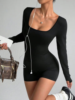 SculptFit Long Sleeve Jumpsuit-7