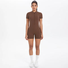Backless Zip Jumpsuit-4
